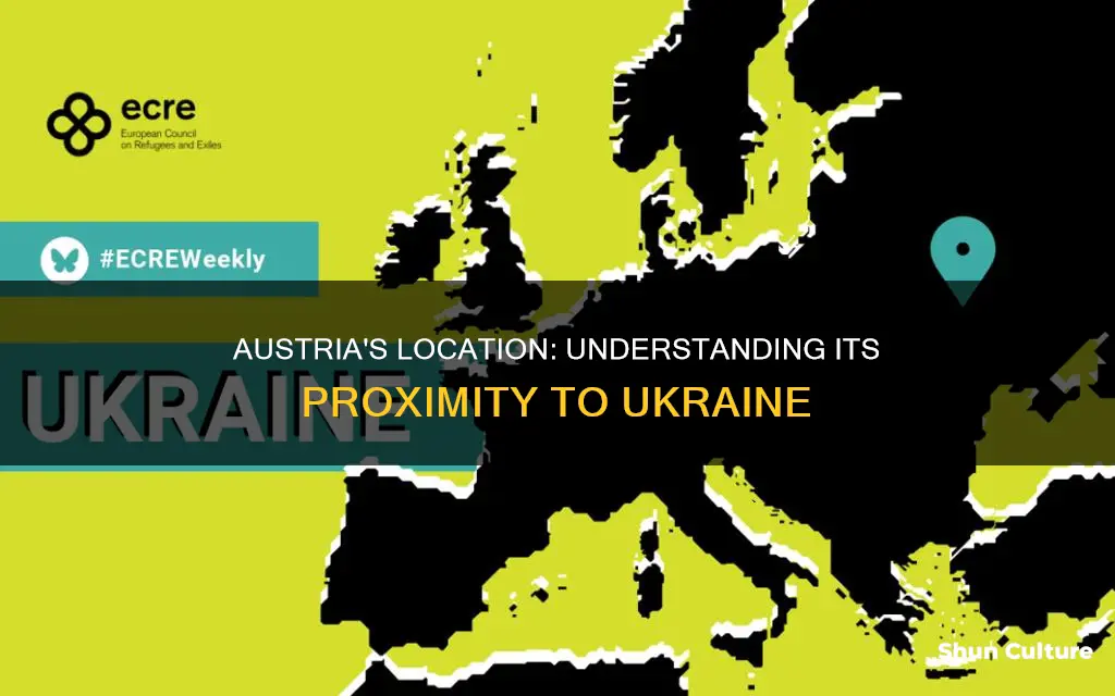 where is austria in relation to ukraine