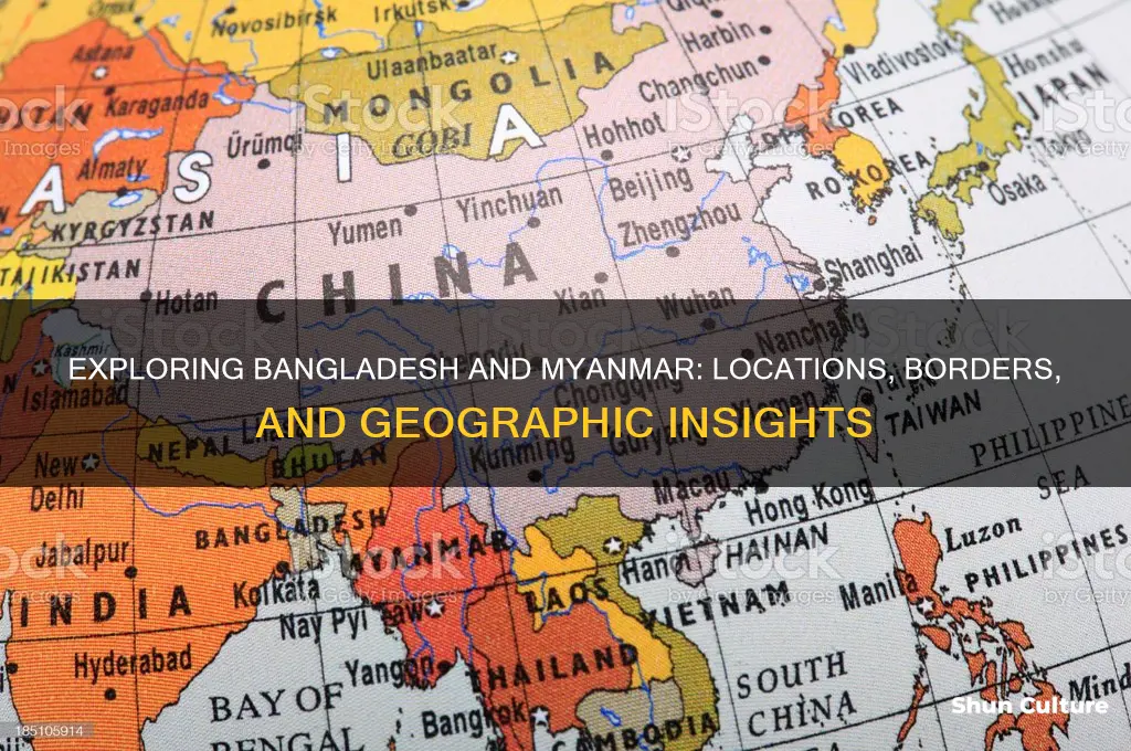 where is bangladesh and myanmar