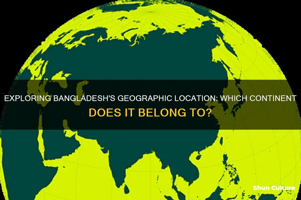where is bangladesh continent