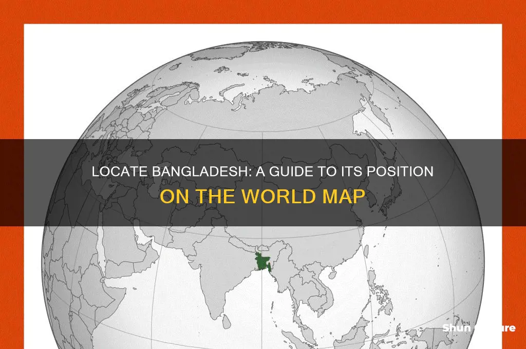 where is bangladesh on a world map