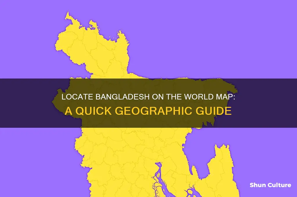 where is bangladesh world mapo