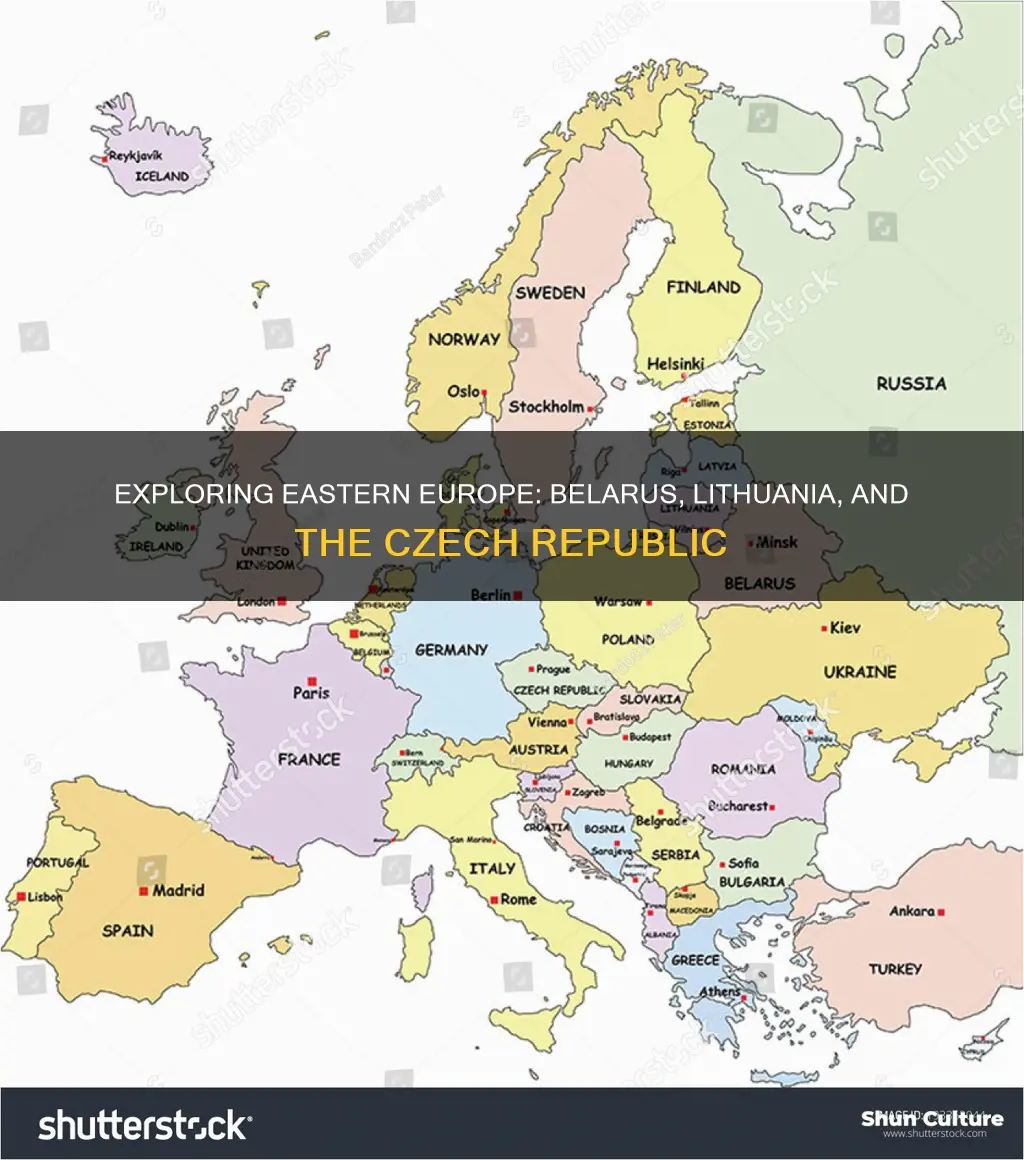 where is belarus lithuania and czech republic