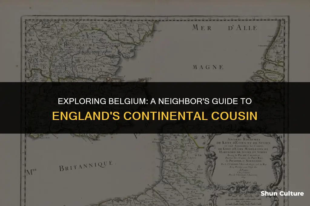 where is belgium in relation to england