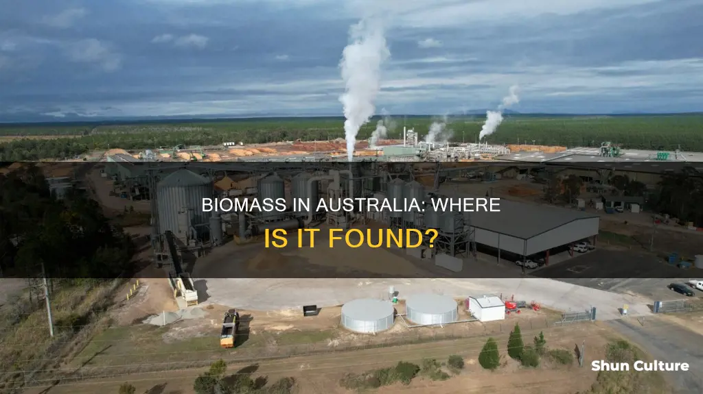 where is biomass found in australia