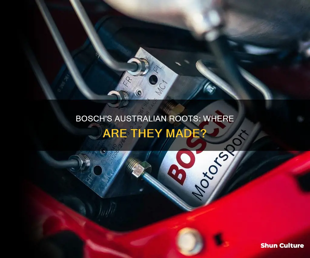 where is bosch made for australia