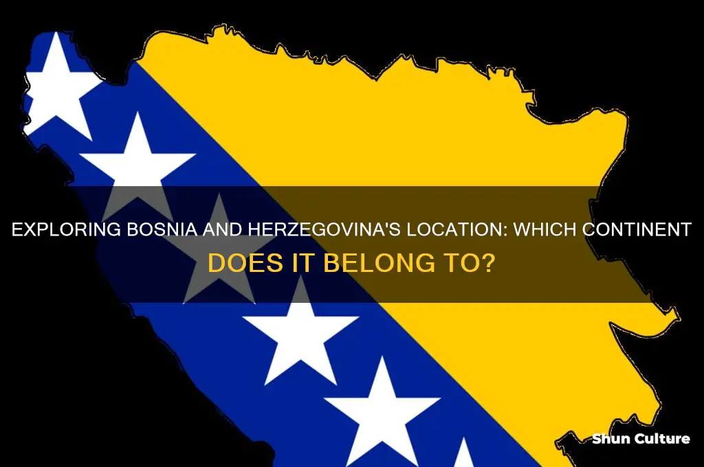 where is bosnia and herzegovina continent