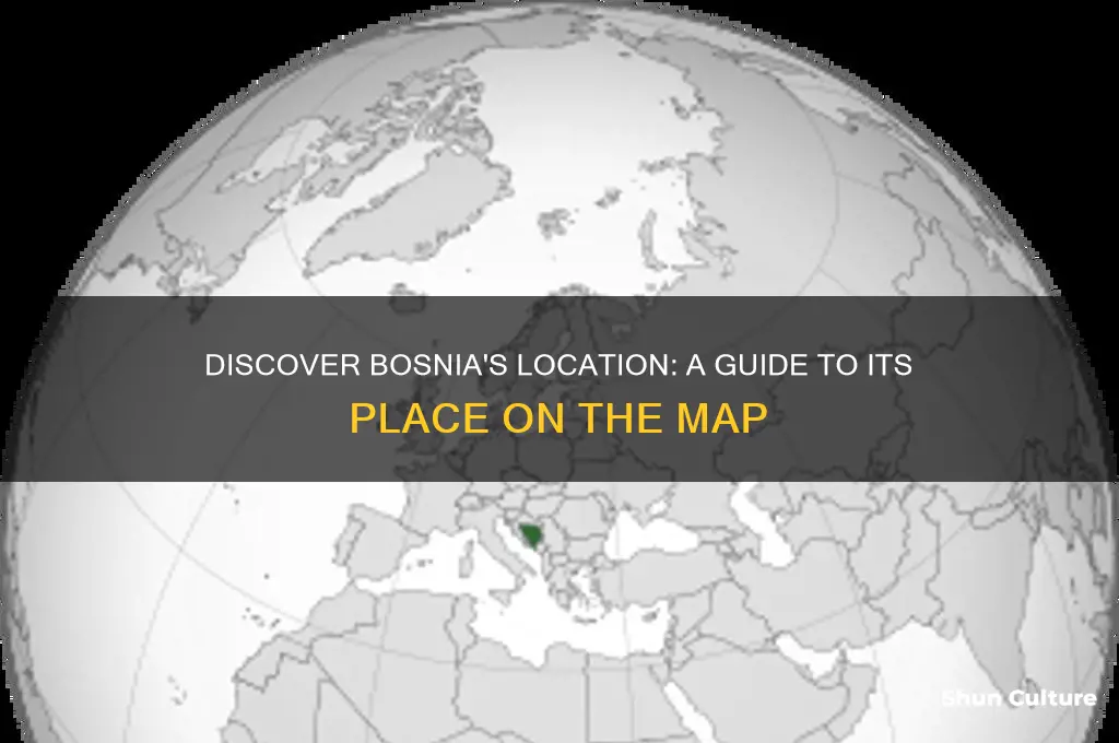 where is bosnia on map