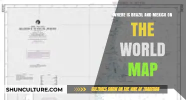 Exploring Brazil and Mexico's Geographic Locations on the World Map