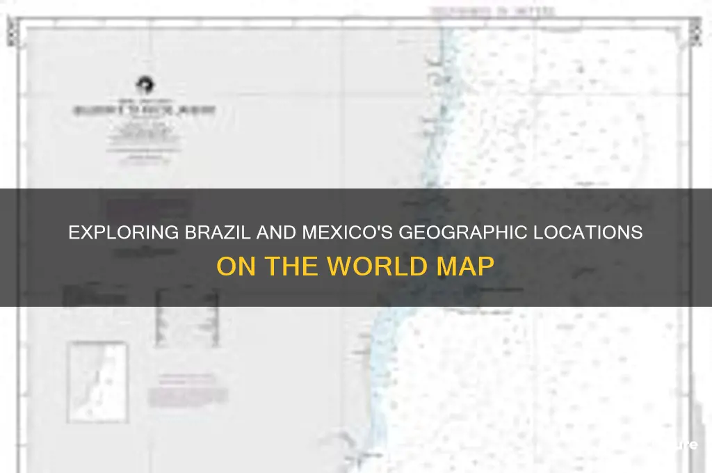 where is brazil and mexico on the world map