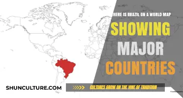 Locate Brazil: A World Map Guide to Major Countries
