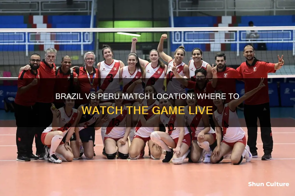 where is brazil vs peru playing