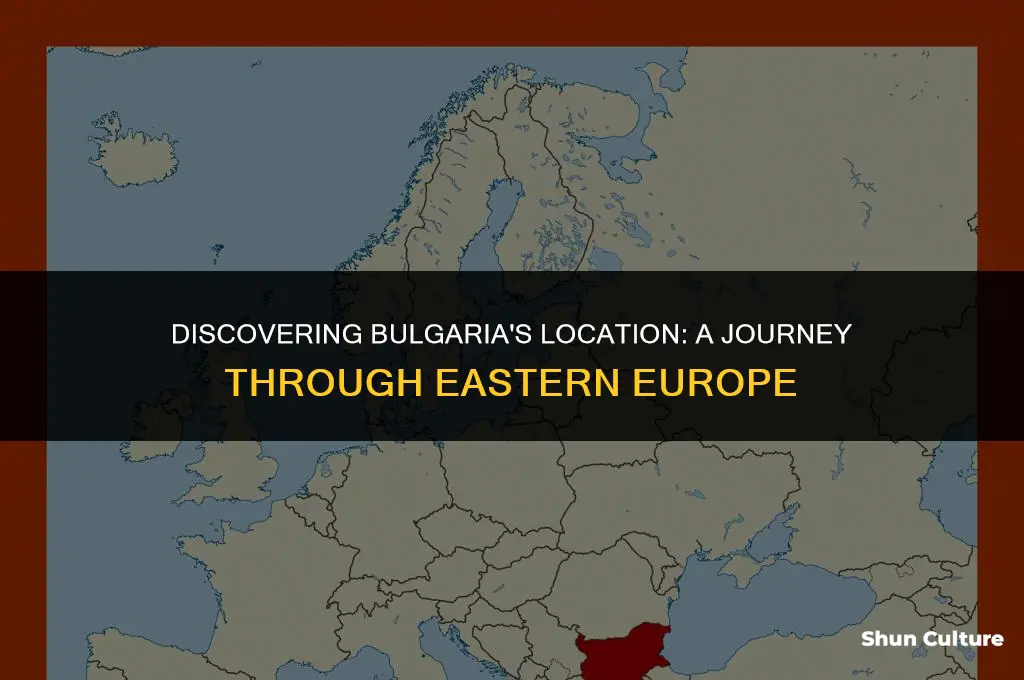where is bulgaria situated