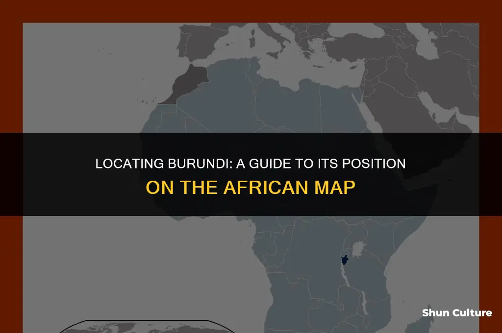 where is burundi on the map of africa