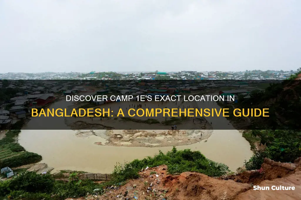 where is camp 1e located in bangladesh