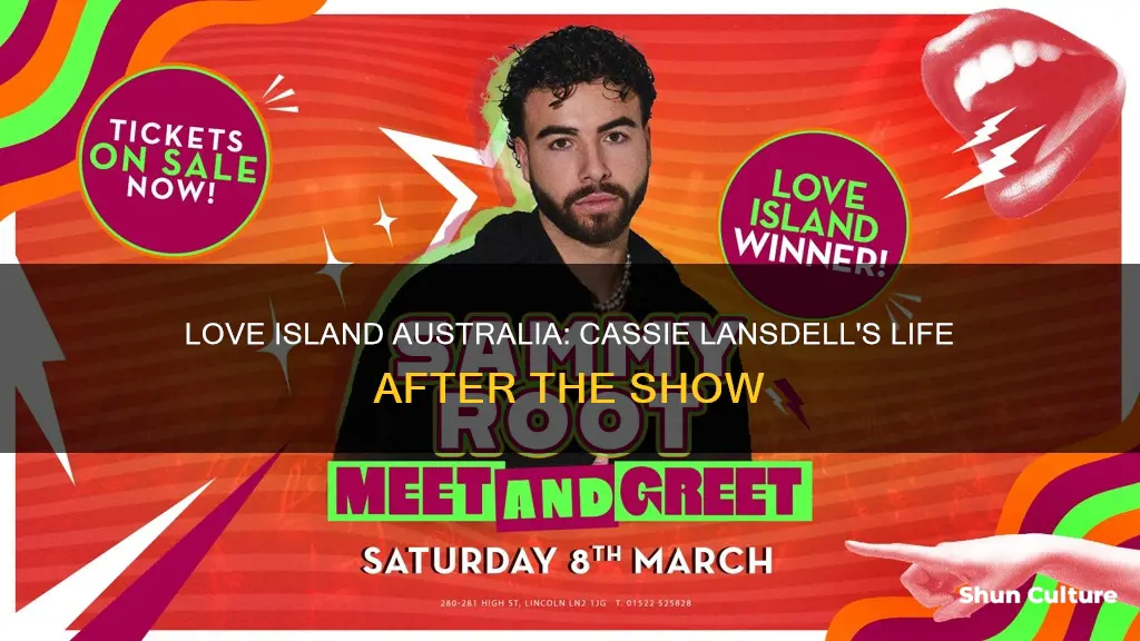 where is cassie from love island australia now