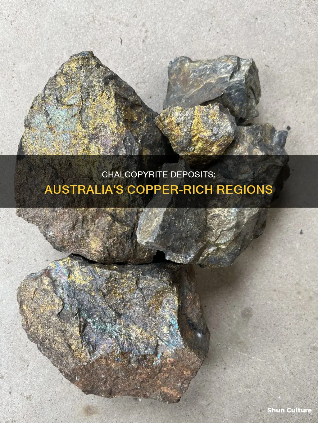 where is chalcopyrite found in australia