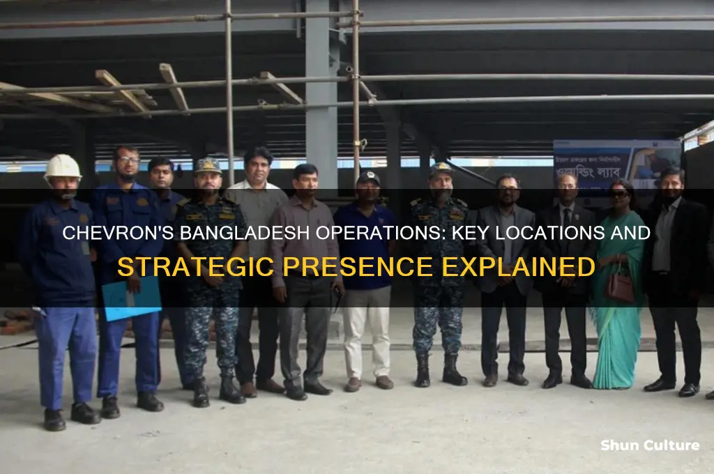 where is chevron located in bangladesh
