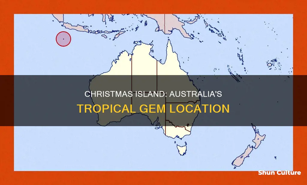 where is christmas island located in australia