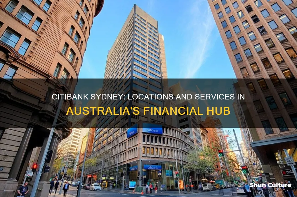 where is citibank in australia sydney