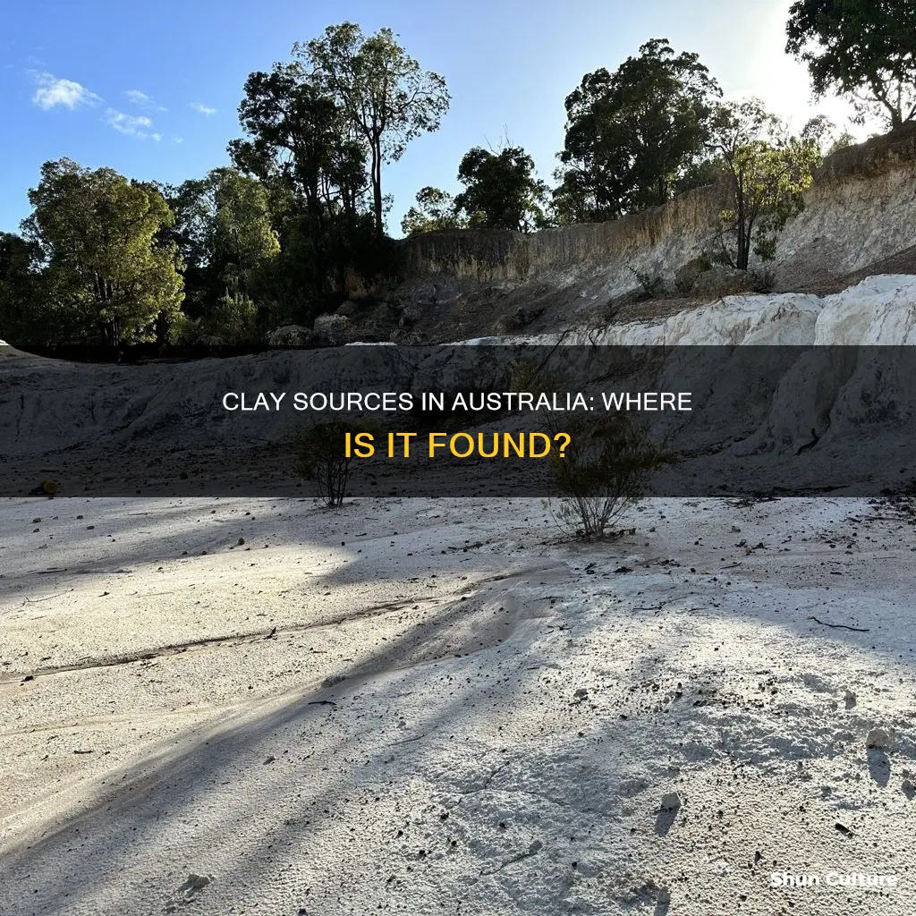 where is clay found in australia