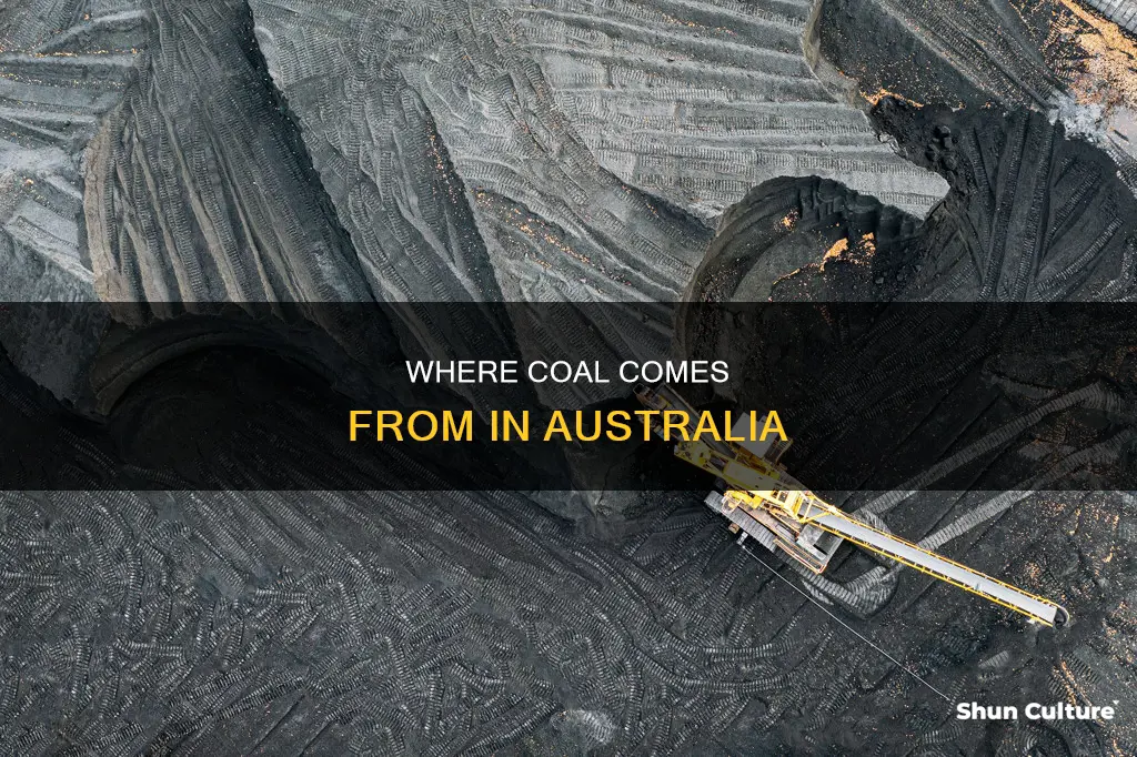 where is coal found in australia for kids
