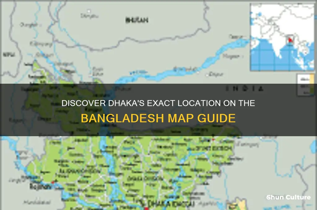 where is dhaka bangladesh on map