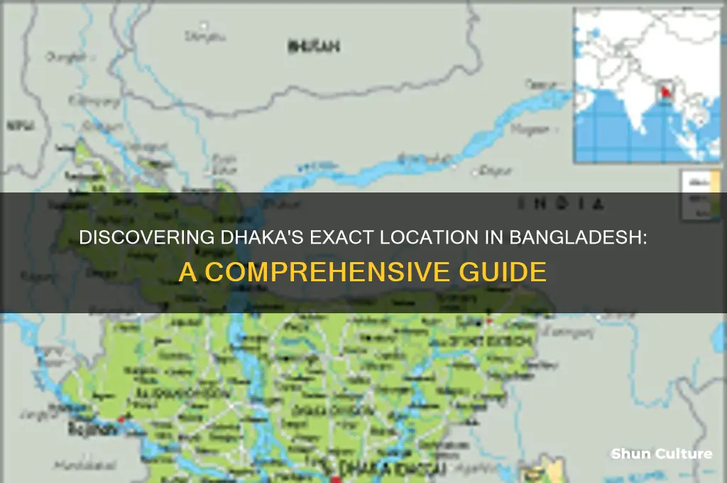 where is dhaka located in bangladesh