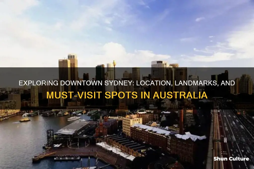 where is downtown sydney australia