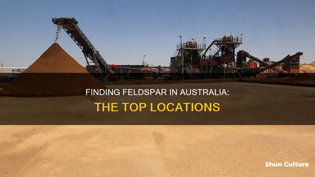 where is feldspar found in australia