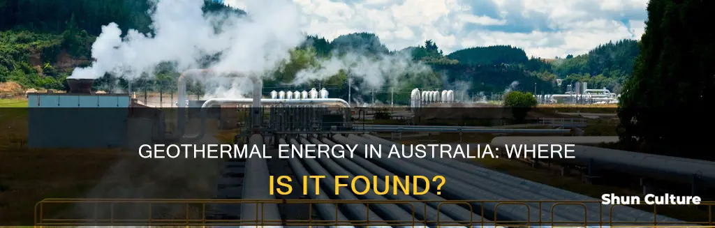 where is geothermal energy found in australia
