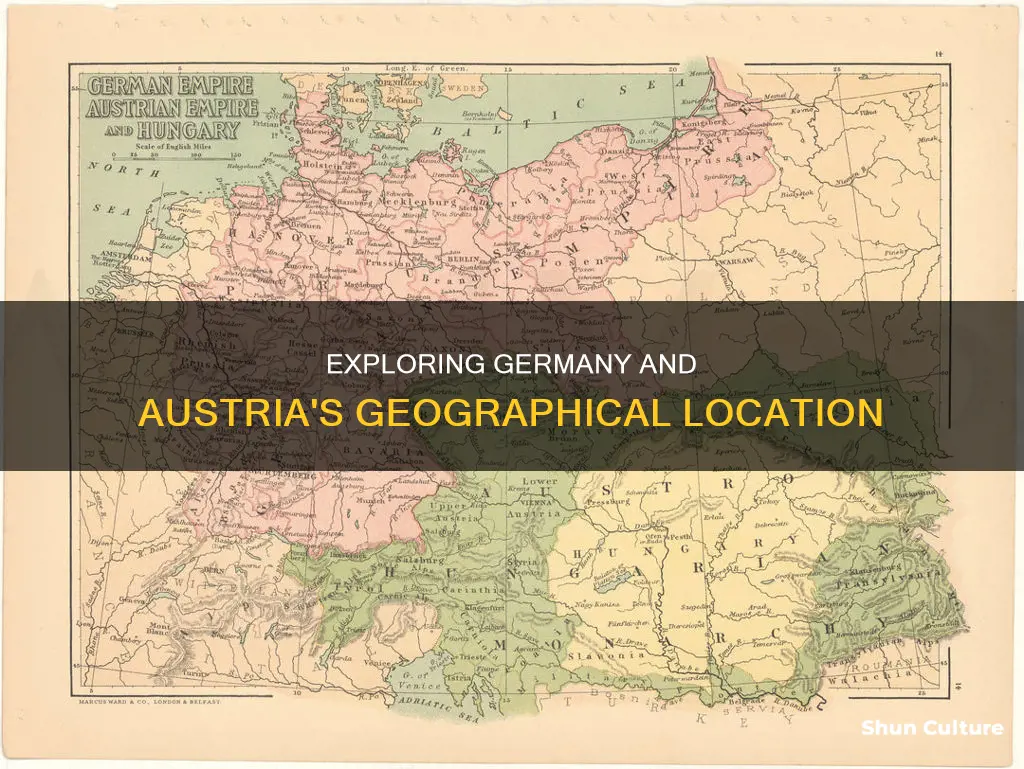 where is germany and austria at