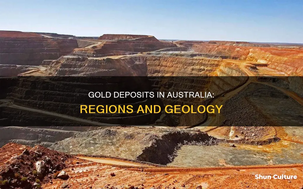 where is gold most commonly found in australia