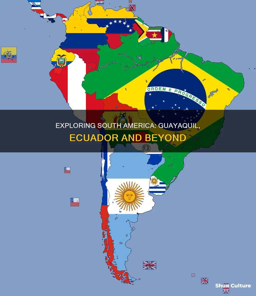 where is guayaquil bolivia ecuador argentina paraguay