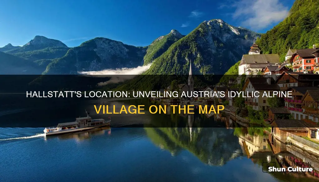 where is hallstatt austria on t he map