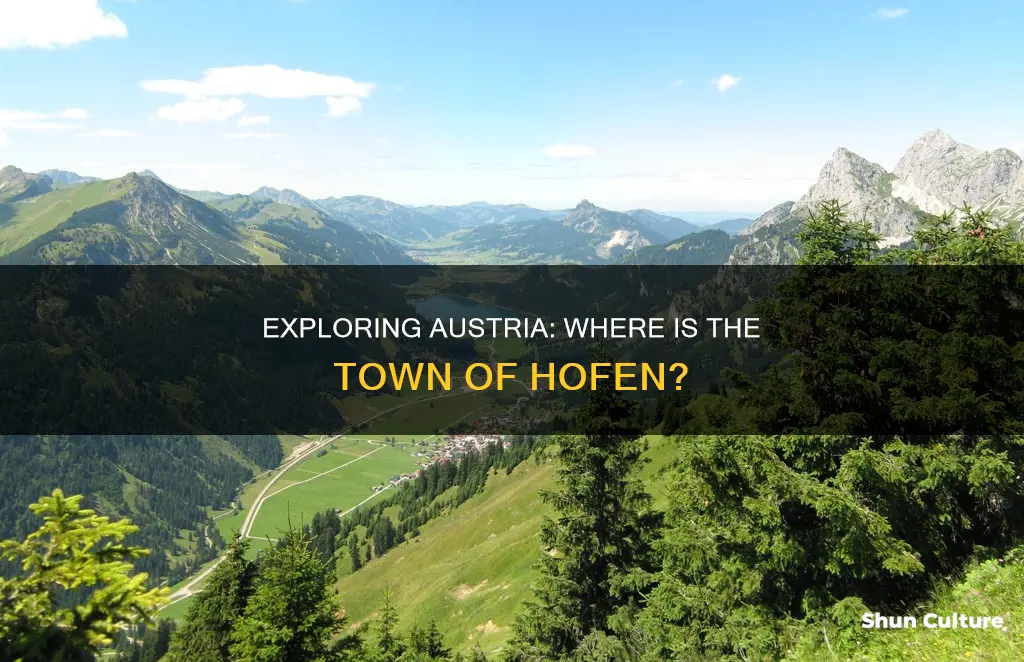 where is hofen austria