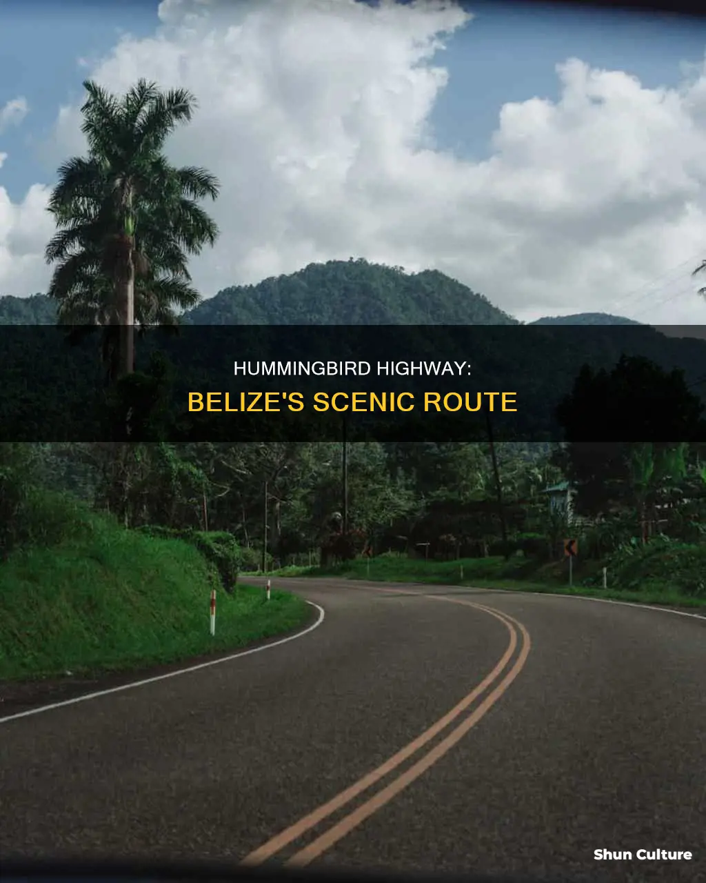 where is hummingbird highway in belize