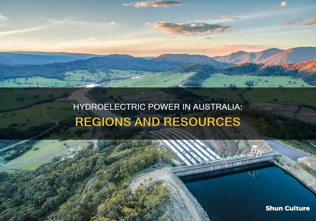 where is hydroelectric power found in australia