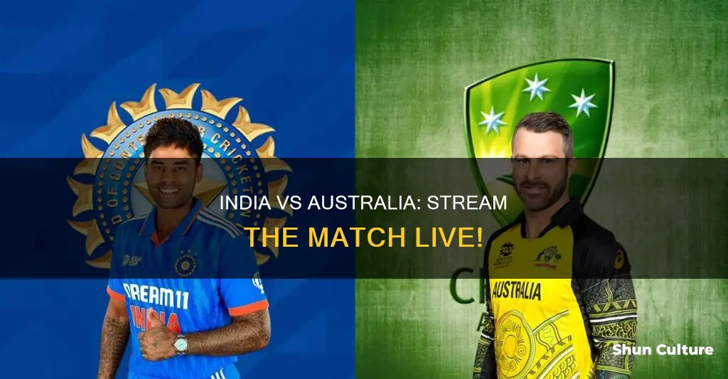where is india australia match streaming