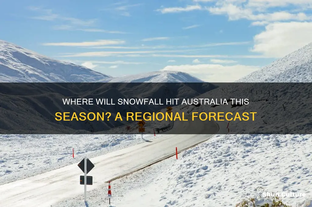 where is it going to snow in australia