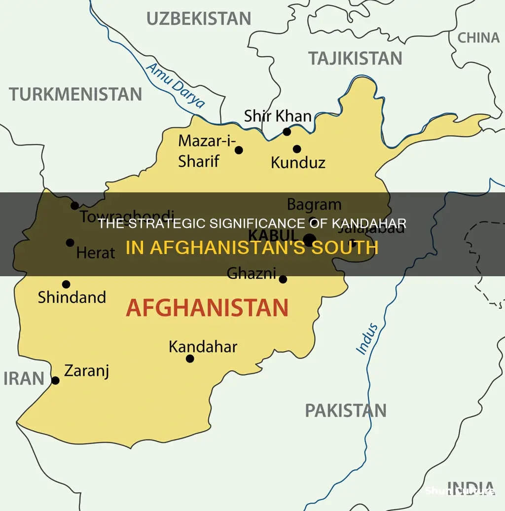 where is kandahar located in afghanistan