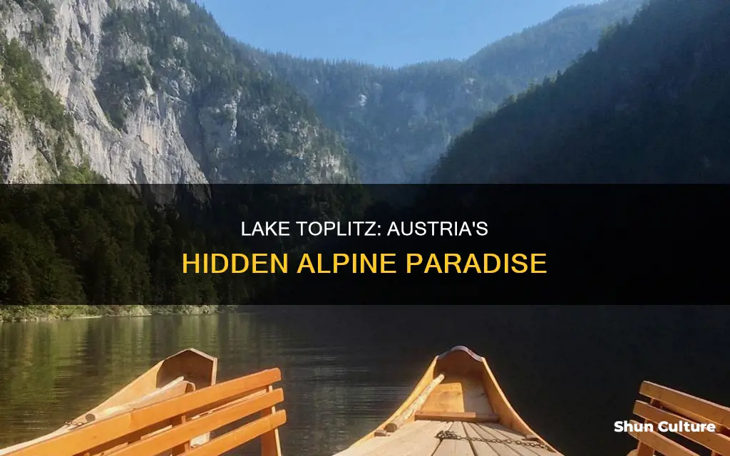 where is lake topliz in austria