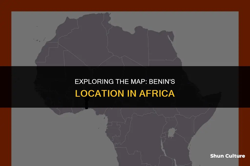 where is le benin located on a mao