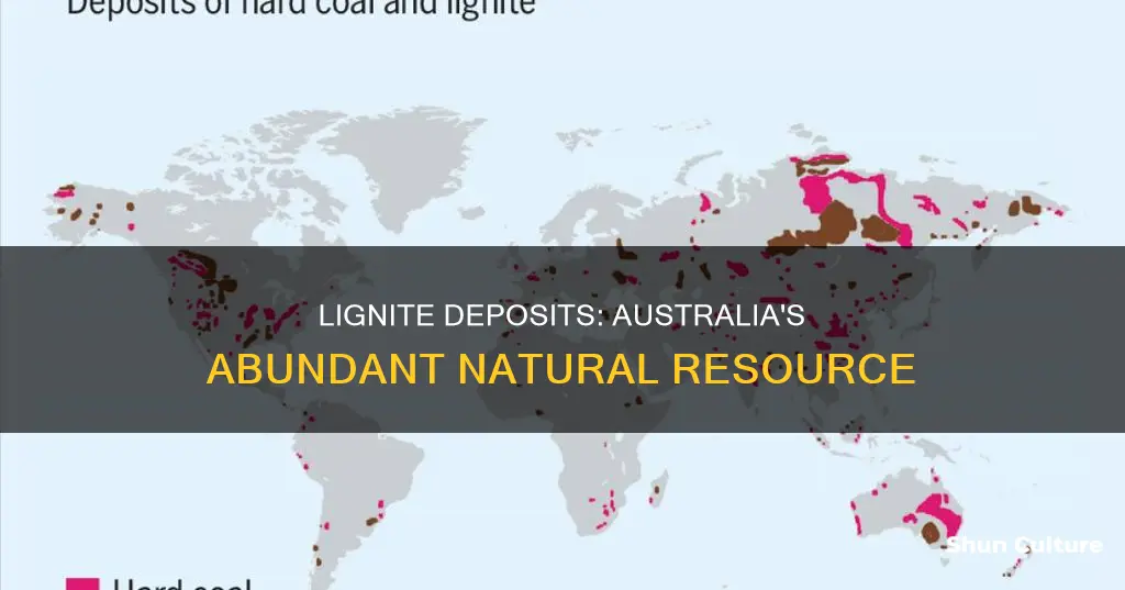 where is lignite found in australia