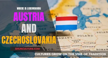 Luxembourg's Location: Between Austria and Czechoslovakia