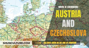 Exploring Central Europe: Luxembourg, Austria, and Czechoslovakia's Location