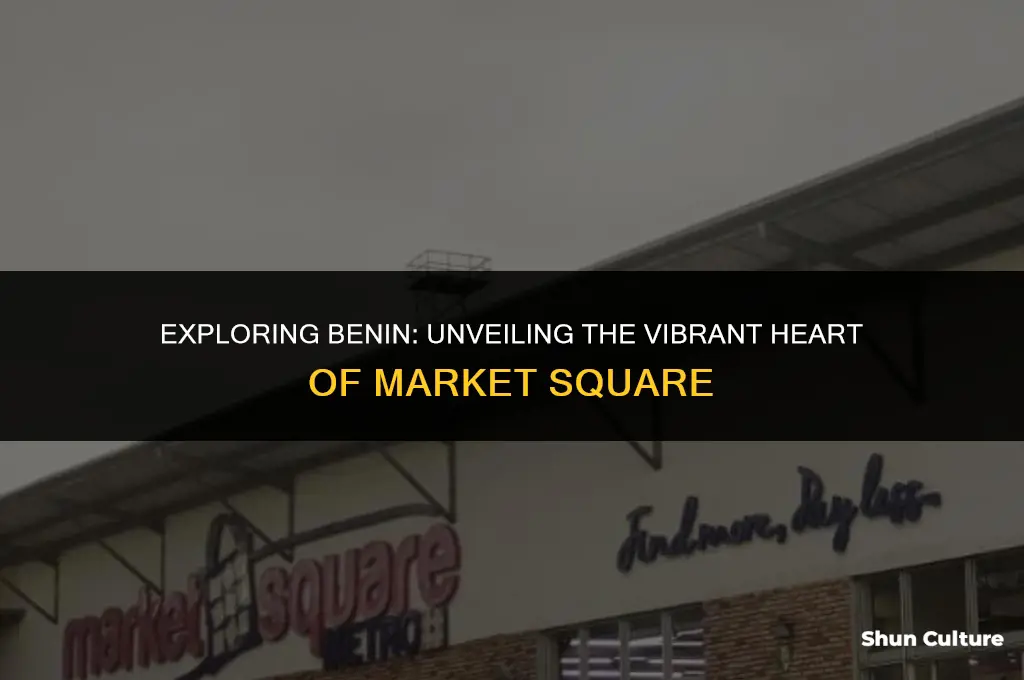 where is market square located in benin