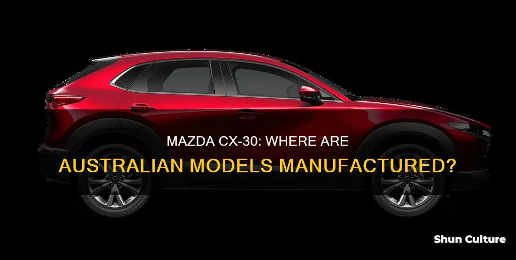 where is mazda cx-30 made for australia