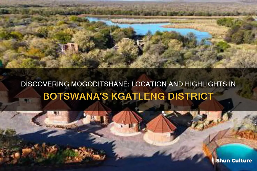 where is mogoditshane in botswana