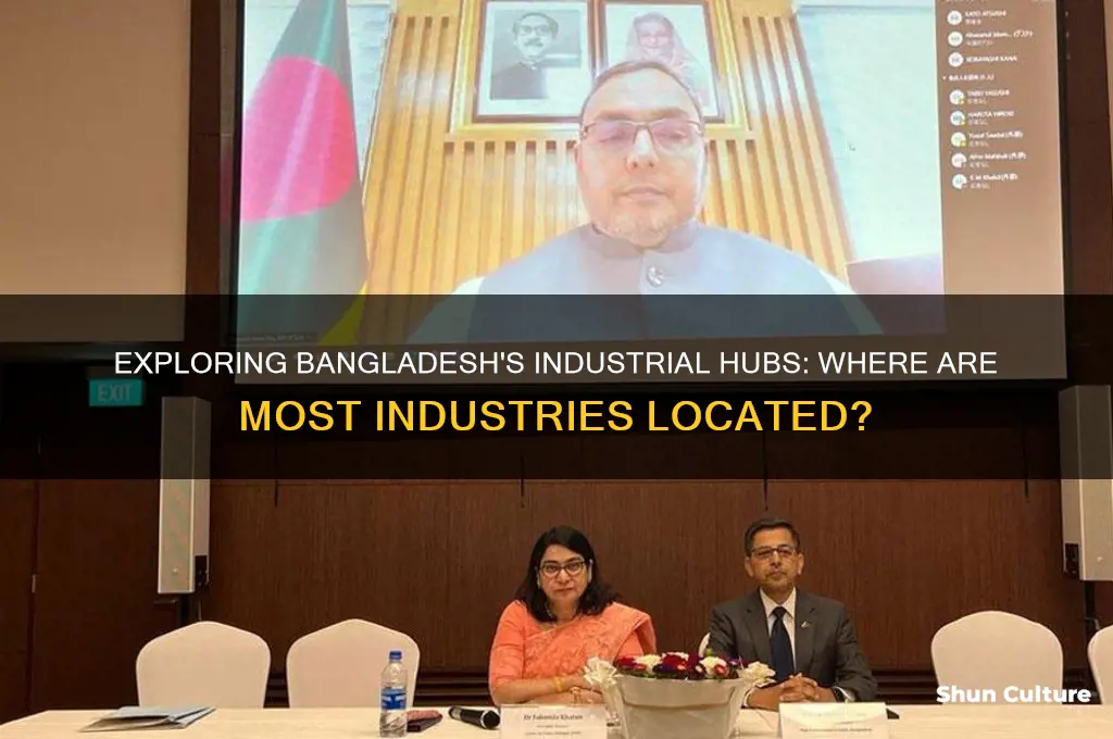 where is most of bangladesh