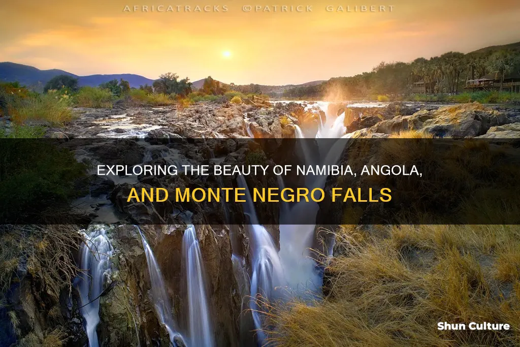 where is namibia monte negro falls angola